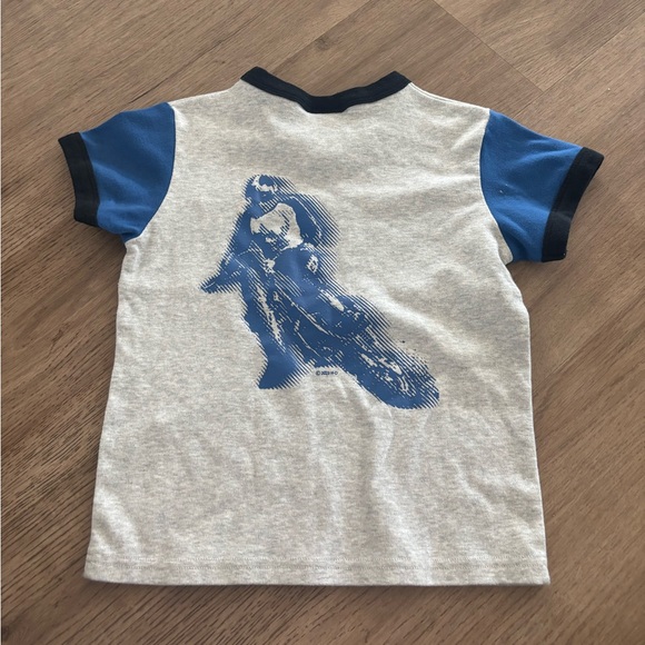 4/5 Harley Davidson boys black blue and gray tshirt short sleeve shirt - Picture 4 of 4